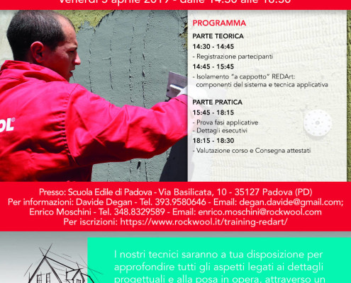 Locandina - nuovo redart - A3 - Scuola edile di Padova 5 aprile 2019 hd