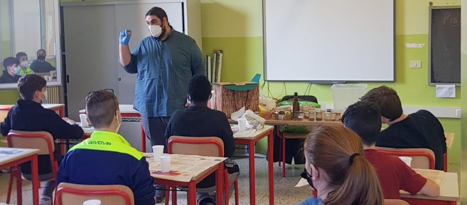 Laboratorio di orientamento nelle scuole medie della Scuola Edile di Padova